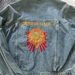 Cirque Du Soleil Embroidered Denim Jacket, Vintage